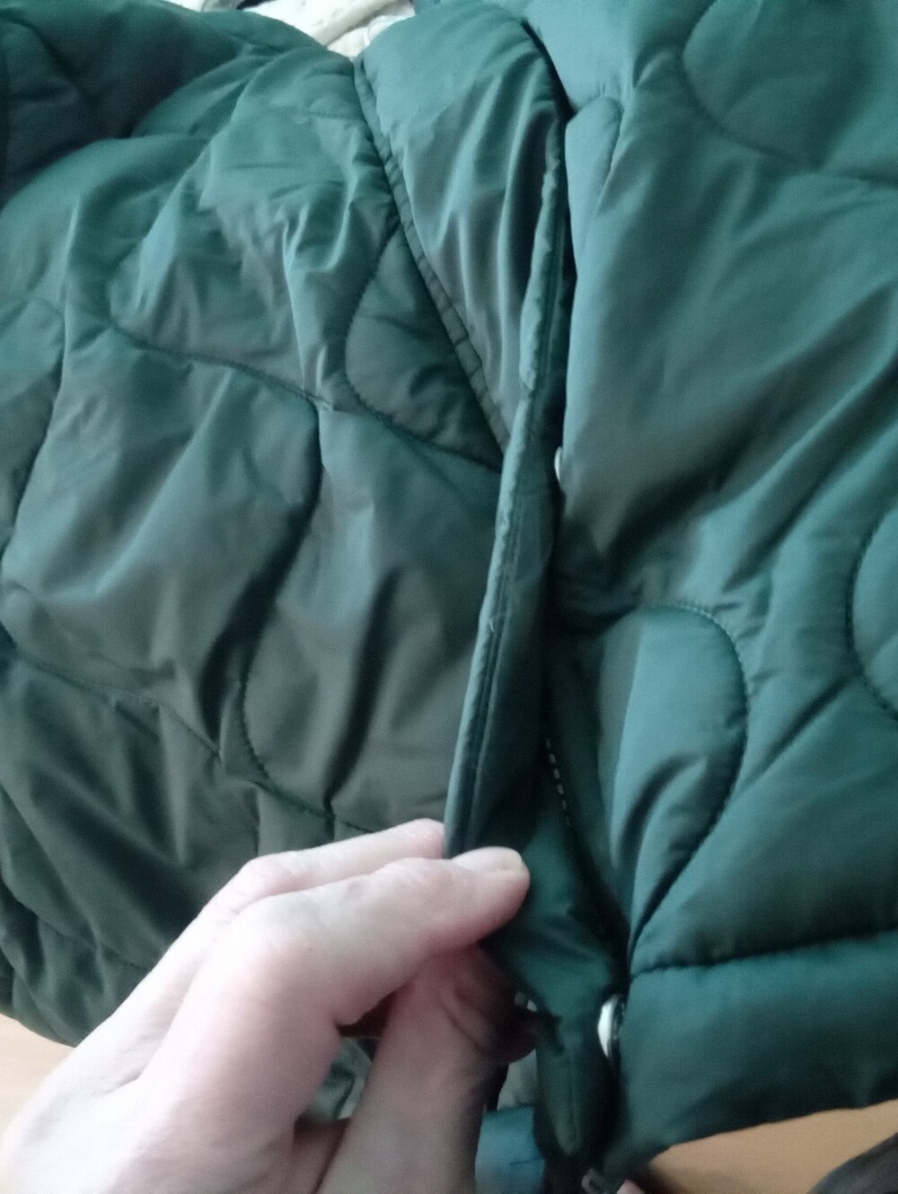 FLX PlusSz XXL Hunter Green Quilted Puffer Vest P2P25" Fall Fashion Winter Layer - Picture 9 of 15